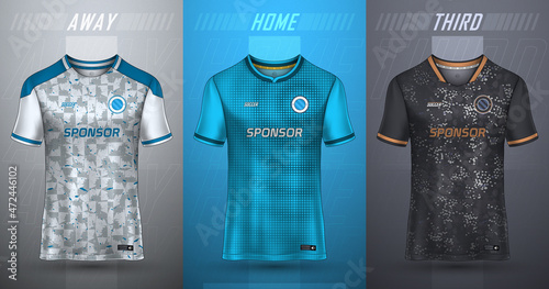 Premium collection of soccer jerseys