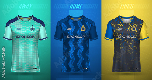 Premium collection of soccer jerseys