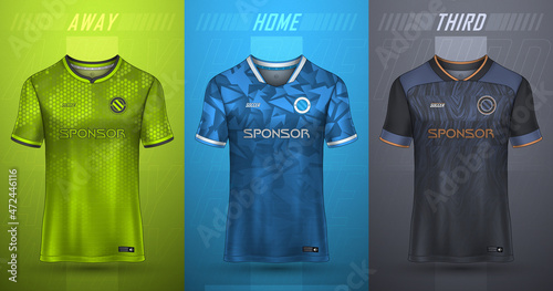 Premium collection of soccer jerseys