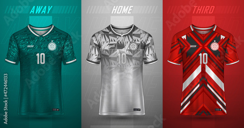 Premium collection of soccer jerseys