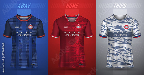 Premium collection of soccer jerseys