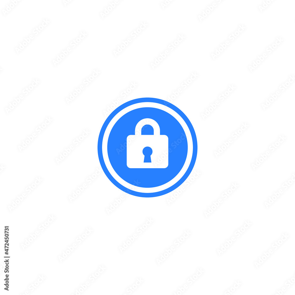 lock icon with a keyhole lock icon with a keyhole