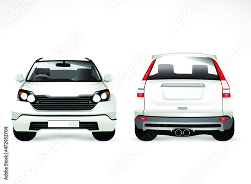 Car vector template. Passenger car. vector illustration eps 10.