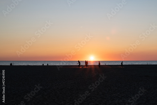 Sonnenuntergang am Strand © karo d-sign