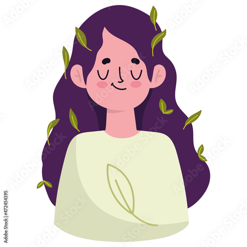 girl and ecology conscience