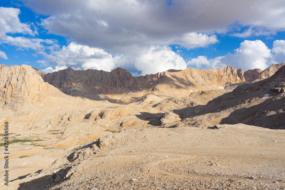 Aladaglar is the holy place of mountaineers. Demirkazık Mountain, Yedigöller, Climbing tracks. Aladaglar is the holy place of mountaineers. Demirkazık Mountain, Yedigöller, Climbing tracks.