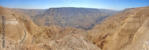 Wadi Mujib, the biblical Arnon Stream in Jordan
