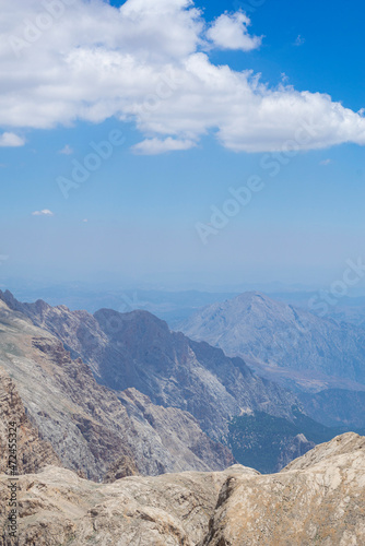 Aladaglar is the holy place of mountaineers. Demirkazık Mountain, Yedigöller, Climbing tracks. © satiozdemir