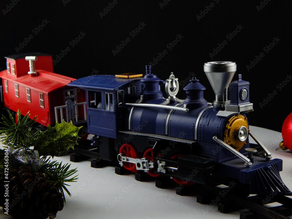 Fototapeta premium wallpaper tren navideño vapor