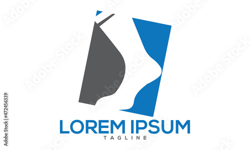 Unique Socks logo Modern and minimalist vector and abstract logo