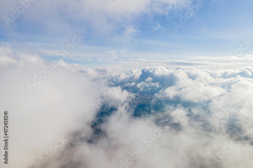 view of the clouds