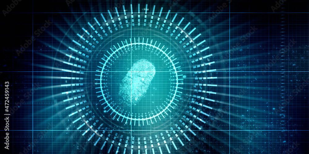 Fingerprint Scanning Technology Concept 2d Illustration
Fingerprint Scanning Technology Concept 2d Illustration
