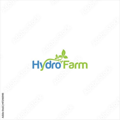 Hydro Farm Logo Vector Template