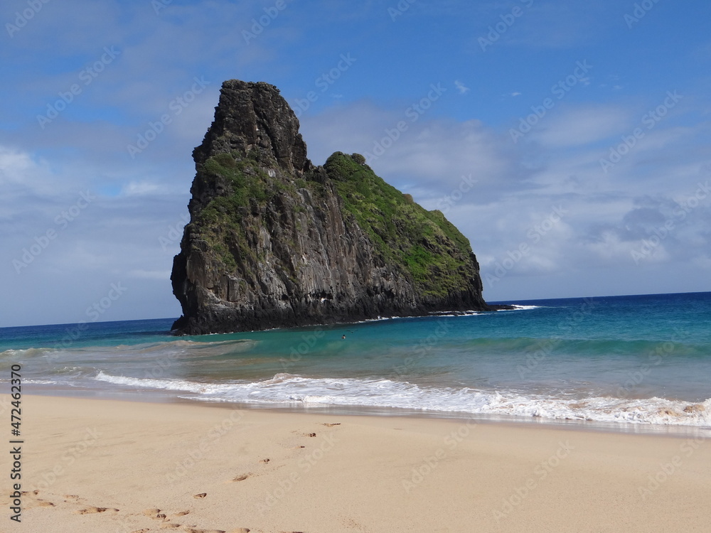 Fernando de Noronha sea ​​surf ocean landscape rock