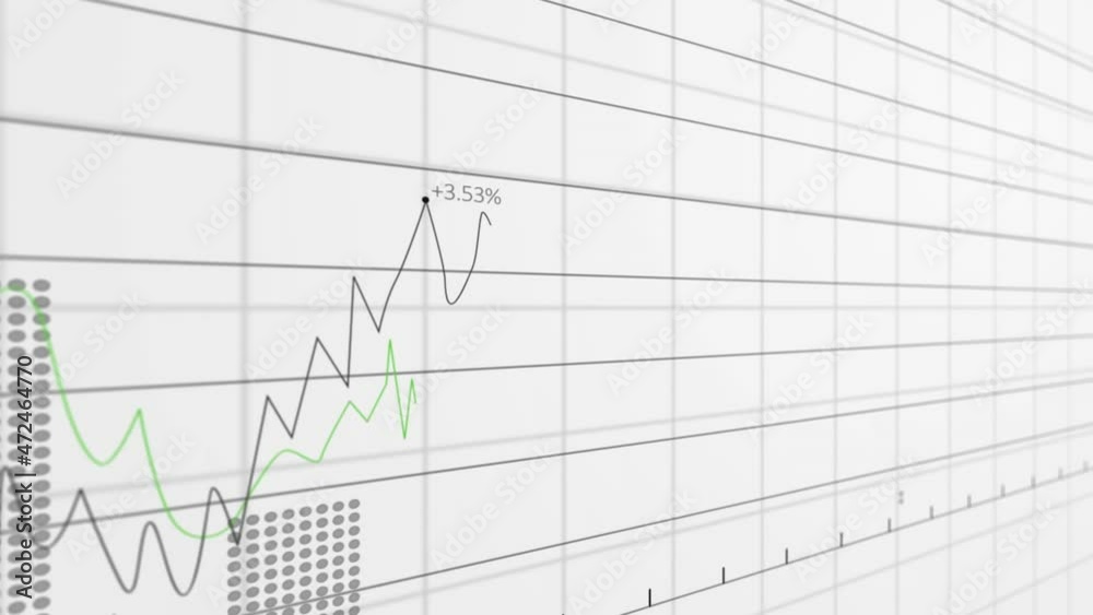 Animation of statistics and financial data processing over grid