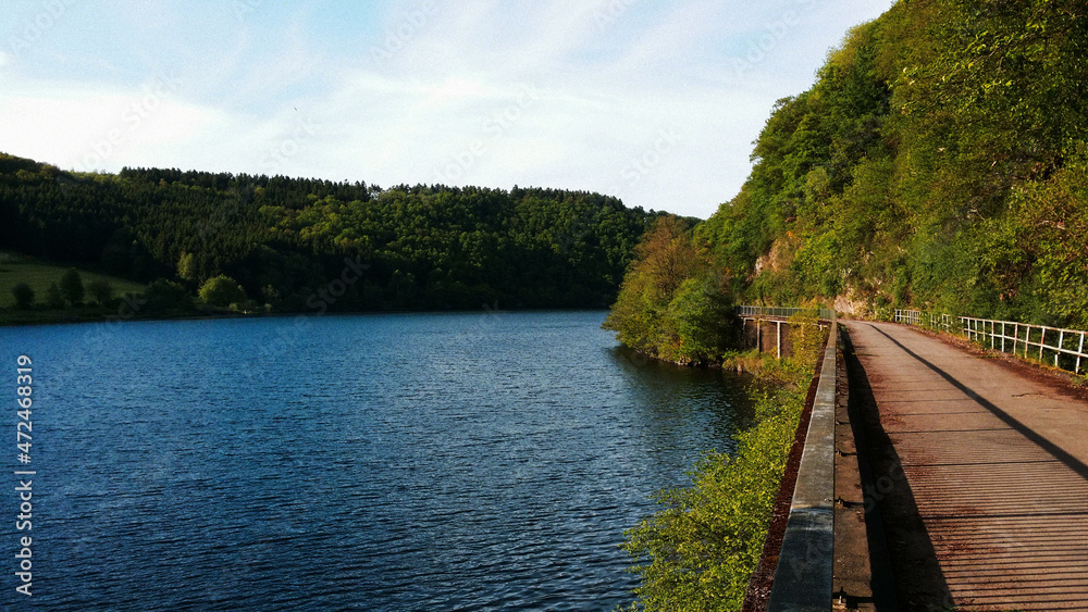 Fototapeta premium Bridge along the Water