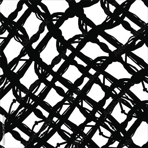 Black-White Abstract Motifs Pattern. Decoration  for Interior, Exterior, Carpet, Textile, Garment, Cloth, Silk, Tile, Plastic, Paper, Wrapping, Wallpaper, Pillow, Sofa, Henna, Background, Ect