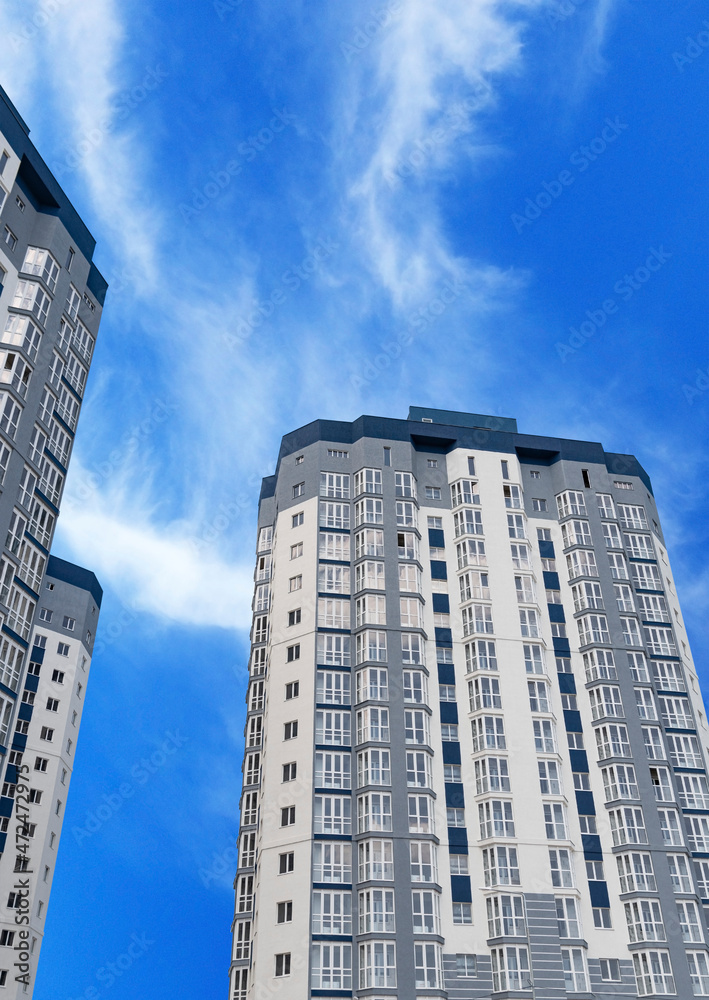 Obraz premium Modern panel apartment building