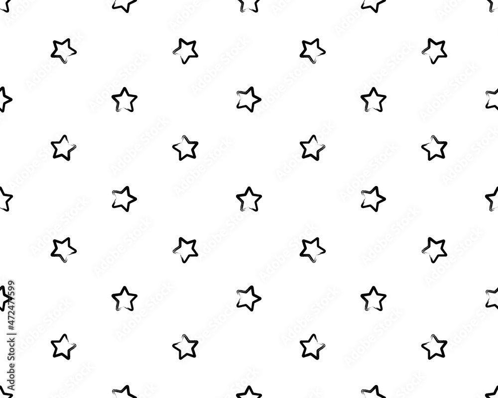 Modern Geometric Star Pattern. Vector Star Pattern isolated on white Background Modern Geometric Star Pattern. Vector Star Pattern isolated on white Background