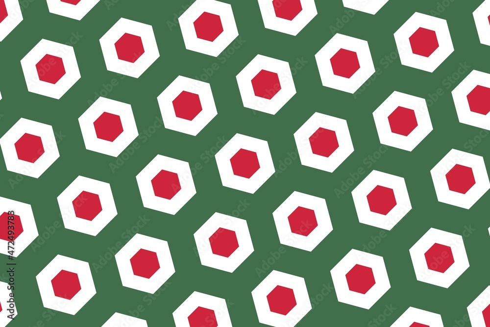 Geometric pattern in the colors of the national flag of Hungary. The colors of Hungary. Geometric pattern in the colors of the national flag of Hungary. The colors of Hungary.