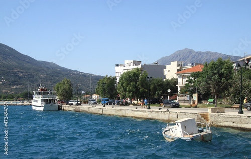 Port of Vasiliki on the island of Lefkada