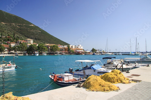 Port of Vasiliki on the island of Lefkada