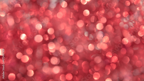 abstract red defocused lights background. bokeh abstract background and texture