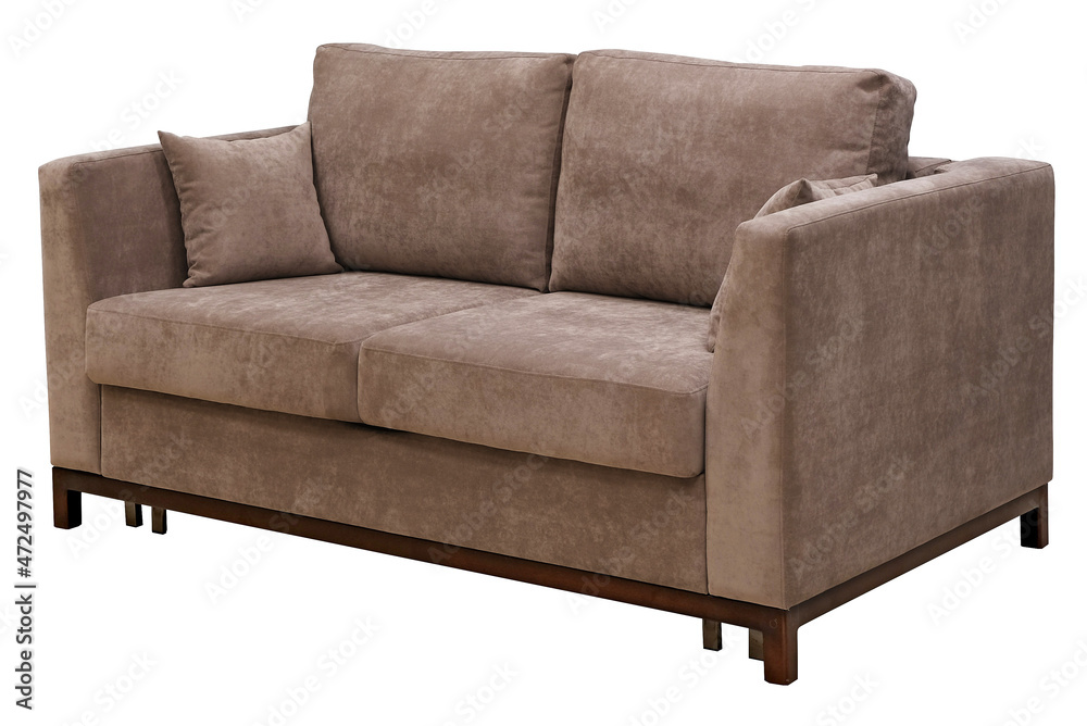 Fototapeta premium Sofa isolated on white background. Including clipping path