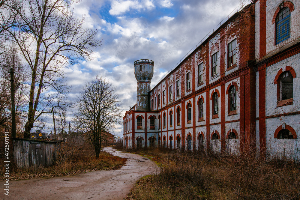 Old abandoned Novotavolzhansky sugar factory in Belgorod region Old abandoned Novotavolzhansky sugar factory in Belgorod region