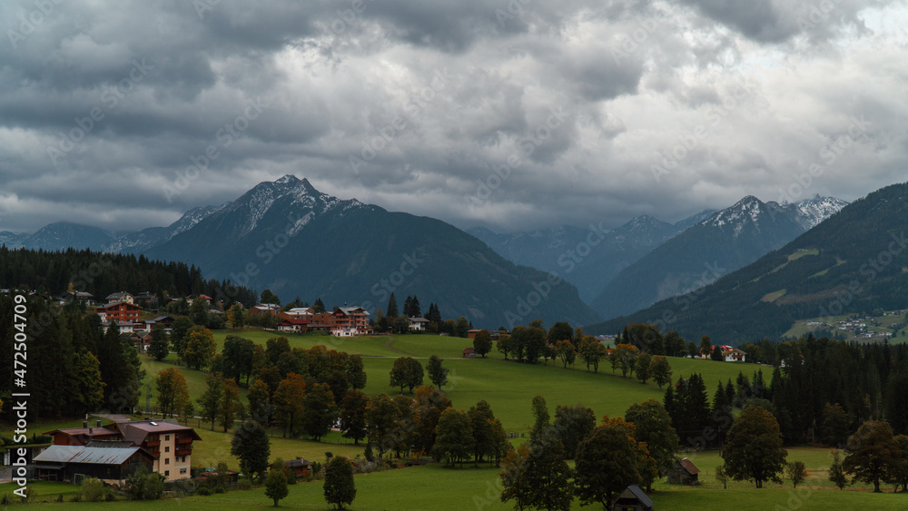 austrian mountains landscape