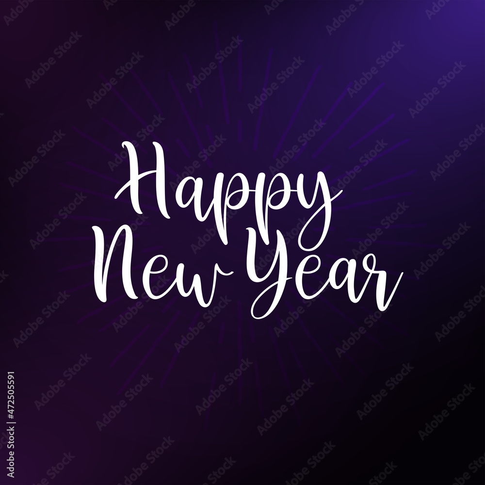 Happy New Year calligraphic lettering design template. Creative calligraphy vector style. Text typography for winter holidays gift poster or banner. Happy New Year calligraphic lettering design template. Creative calligraphy vector style. Text typography for winter holidays gift poster or banner.