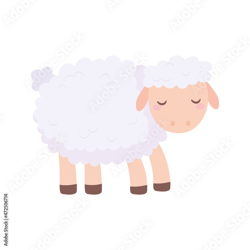 cute sheep cartoon
