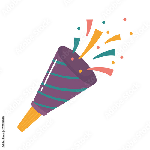 party horn confetti