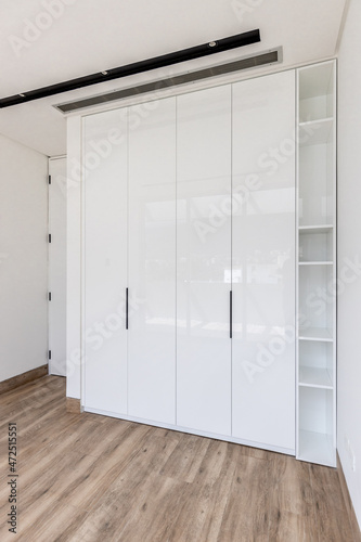 interior of a modern wardrobe