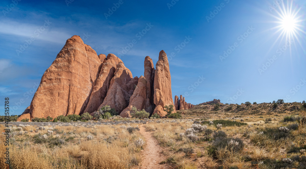 Fototapeta premium sandstone arch in arches national park