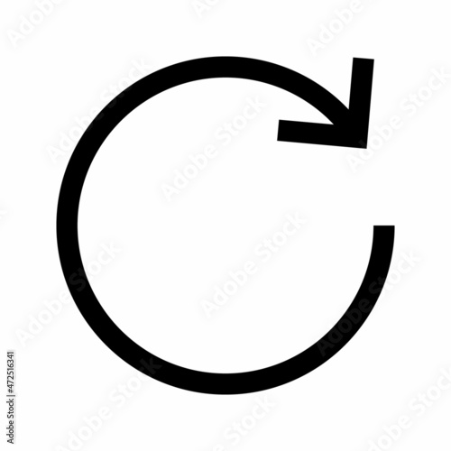 reload page vector icon