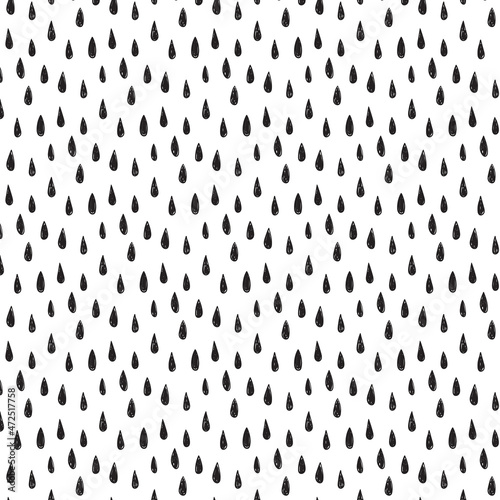 rain drop hand drawn background