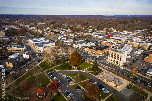 Aerial Drone of Westwood New Jersey  photo