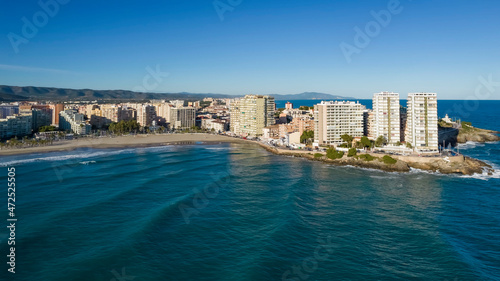 Ciudad costa playa mar mediterráneo OROPESA Castellón España © eloycgdron