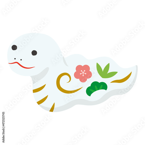 干支の巳のイラスト