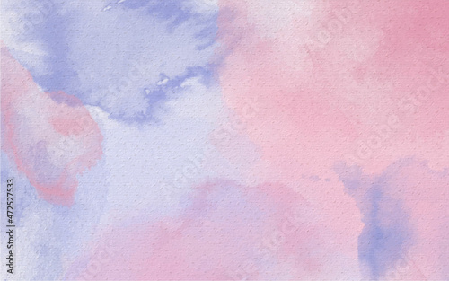 Watercolor colorful on paper Background Illustration