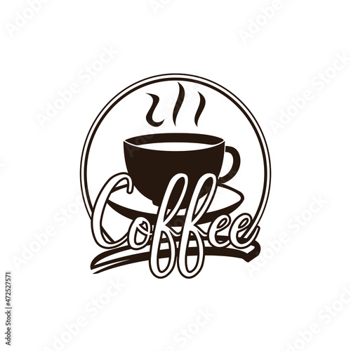 coffee shop logo vector template