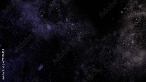 abstract space, colorful nebula, stars and sky