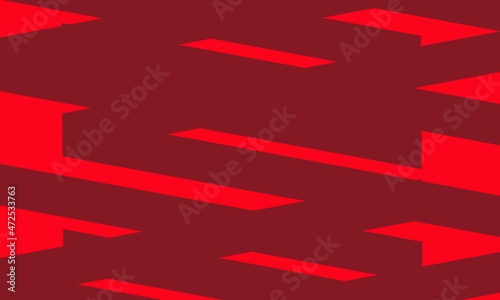 red background with slanted plaid abstract