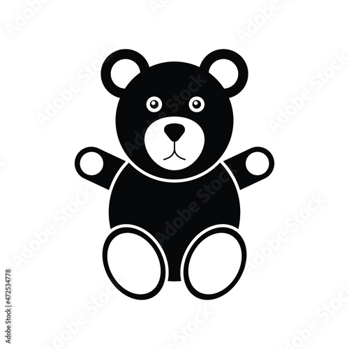 Teddy bear icon design vector illustration