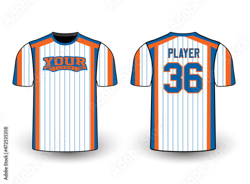 Sports gear template mockup perfect fit for all sports. The designs that go on casual wear, shirts, fashions apparel, and all kinds of team uniform