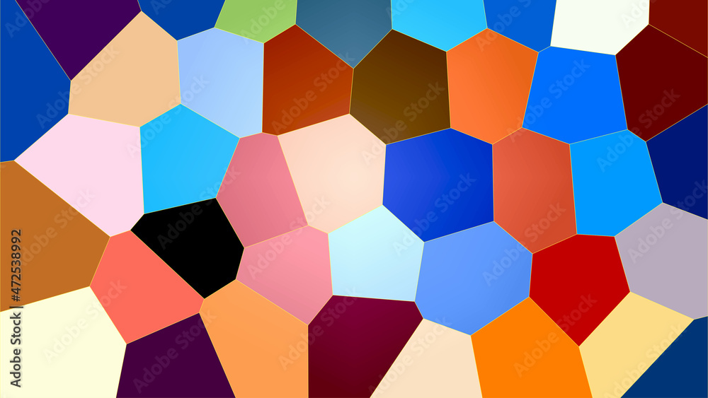 random colorful shape background wallpaper