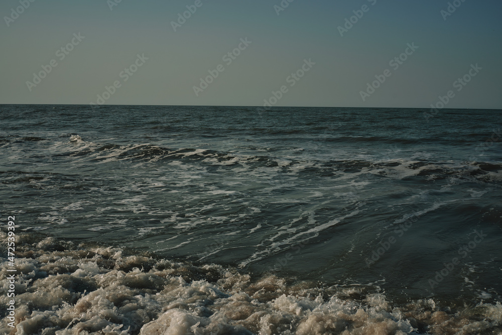 Waves beach sand landscape ocean summer travel