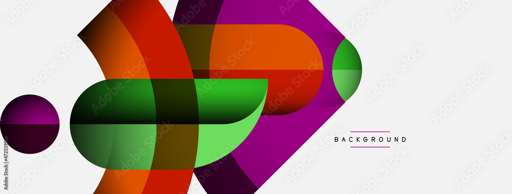 Trendy shapes, color minimal design composition, lines and shadows for wallpaper banner background or landing page Trendy shapes, color minimal design composition, lines and shadows for wallpaper banner background or landing page