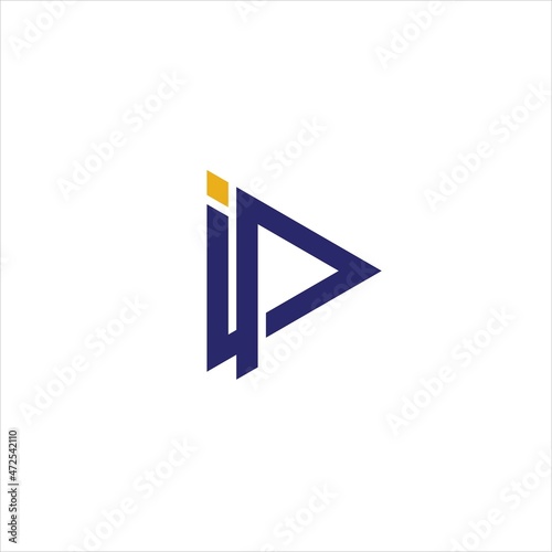 initials i p logo vector template play Free Download initials i p logo vector template play - GFXLoad